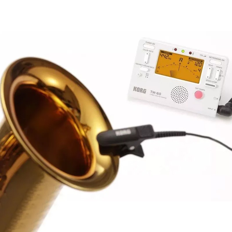 KORG科音TM60调音器古筝二胡琵琶G小提琴通用校音器定音表节拍器