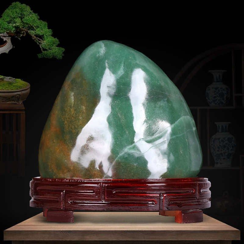 东陵玉原石天然奇石观赏石头摆件装饰品室内客厅玄关办公室靠山石