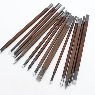 初学者寿山石玉石印章石料锰钢篆刻刀石刻刀篆刻刀套装刻章工具