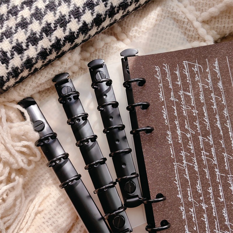 黑环活页插板A5A6A7M5A8A5SLIM奇葩插K板pvc插板活页双环工具配件