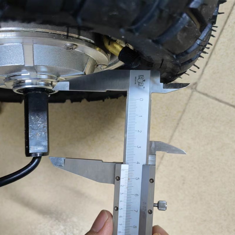 9寸单边出轴无刷轮毂电机电w动平衡车轮卡丁车滑板车电机智能小车