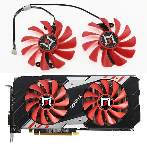 包邮耕升GTX1080 GTX1070ti  8G追风版风扇耕升P104显卡风扇 静音