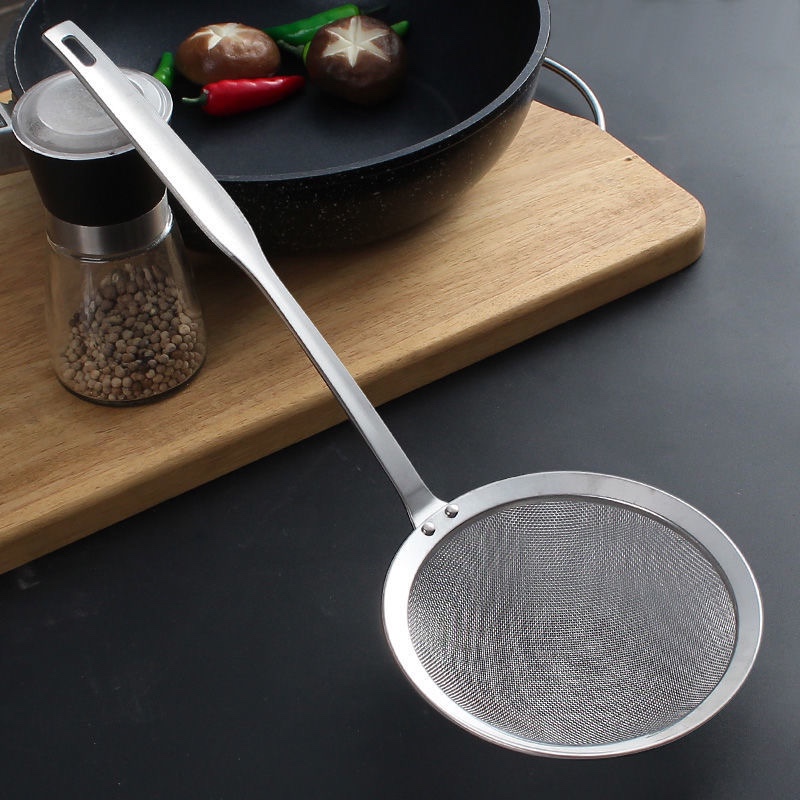 304不锈钢漏勺家用厨房滤油网勺豆浆机过滤网筛超细果汁隔渣神器