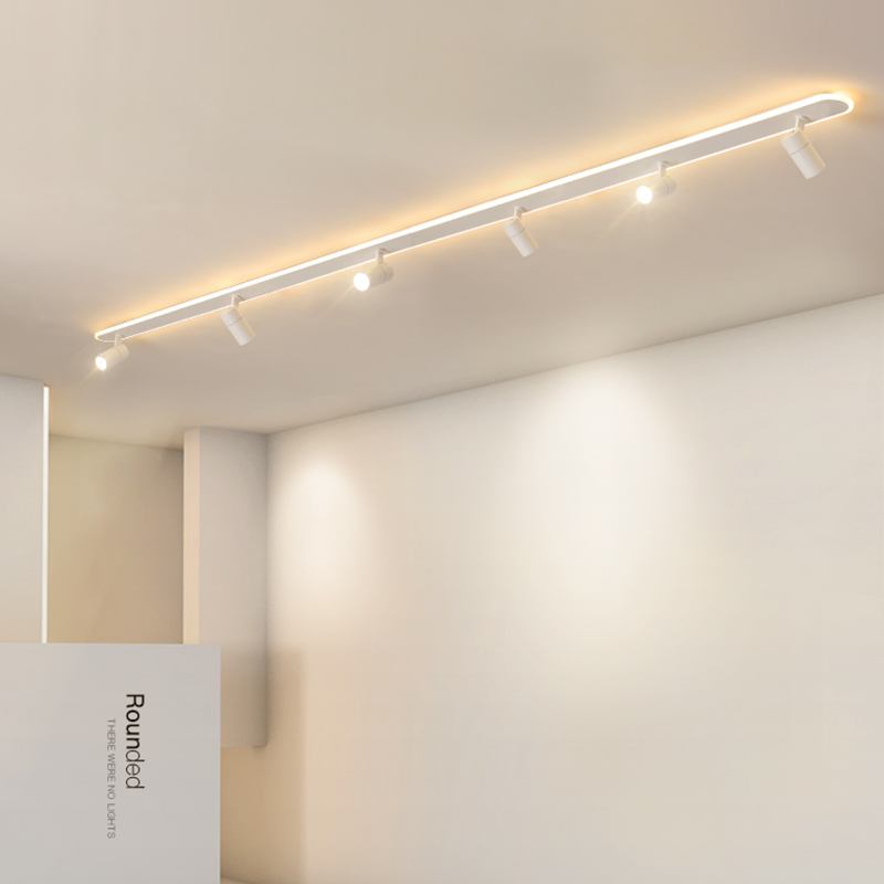 长条射灯加长3米4米轨道灯店铺商用led天花灯明装客厅家用酒店灯