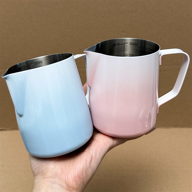 【怪高级的拉花缸】咖啡打奶缸尖嘴奶泡杯拉花神器不锈钢专业器具