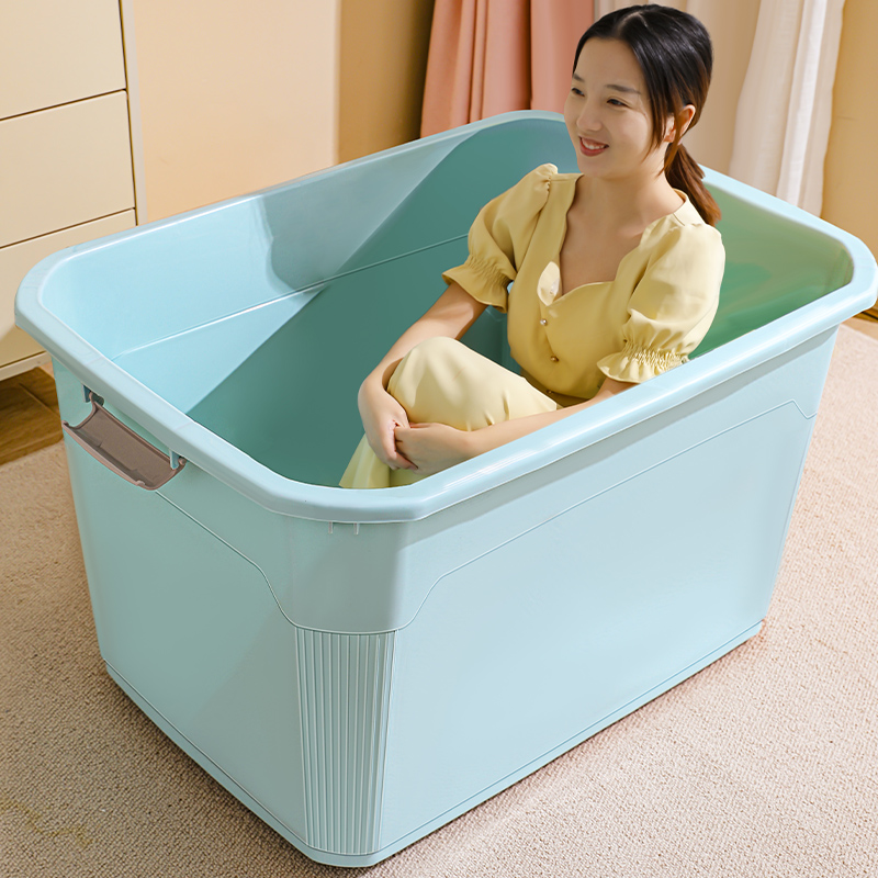加厚收纳箱塑料特大号家用衣服整理玩具盒子储物筐收纳神器周转箱