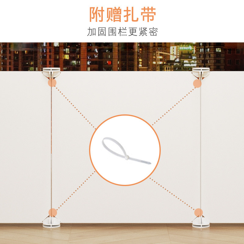 门围栏猫咪防护栏简易宠物小院免打孔室内隔离栅栏防猫狗挡板靠墙