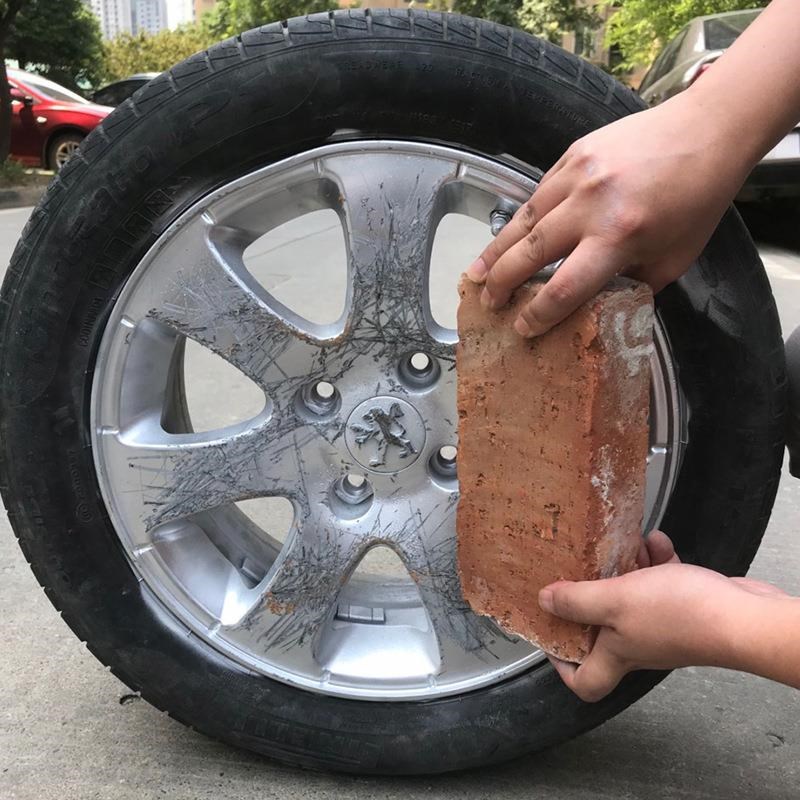 轮毂喷漆翻新抛光修复改色漆凹划痕缺口铝合金汽车修补钢圈定制