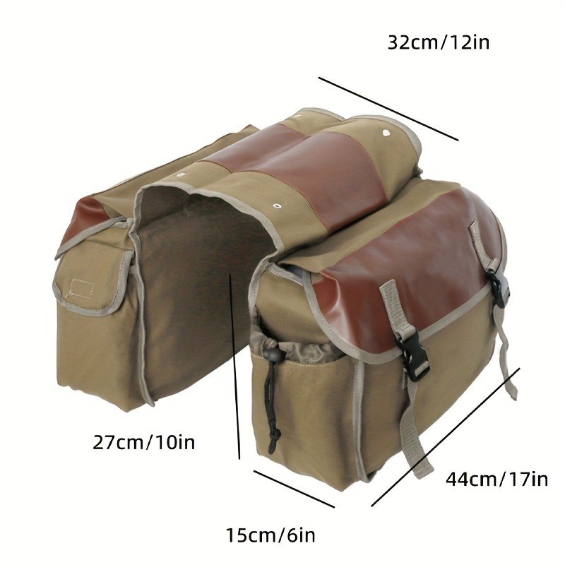 邮包摩托c车帆布边包自行车侧边包复古通驮包牛津布骑士挂包防水