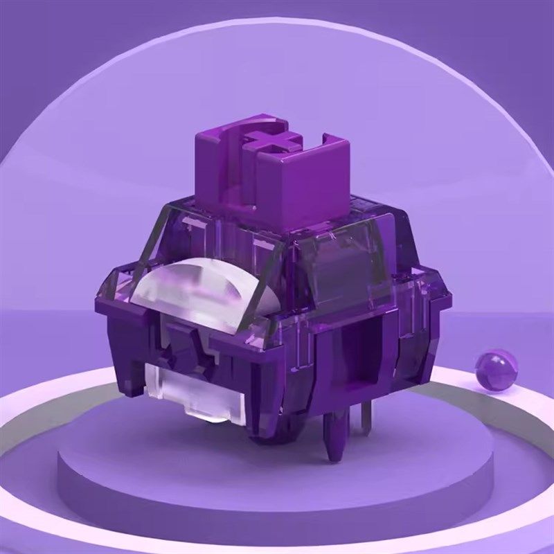 TTC烈焰紫轴V2轴体 办公游戏两相宜热插拔客制化HIFI机械键盘开关