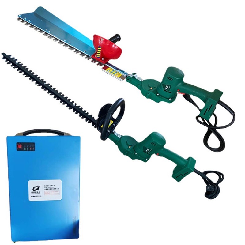 景区公园球形树篱造型修割弧形绿篱剪手持背负式大功率电动绿篱机