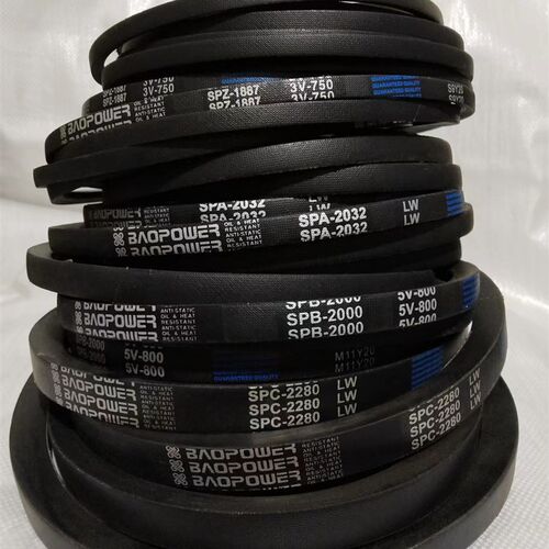 保尔力/劲力达优质橡胶传动工业包布V带SPB2650 2450/5V1050 970