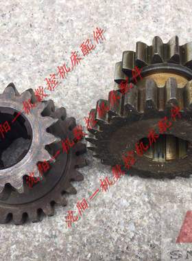 上海安徽蚌埠X5042立铣齿轮原厂配套双联齿轮Z17Z26 花键6-45*12