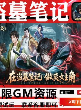 盗墓笔记MMORPG盗墓角色扮演手游gm后台非单机版初始无限钻石元宝