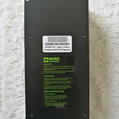 现货MURR穆尔85154沈阳机床7.5A DC24V开关电源ECO-POWER SINGLE