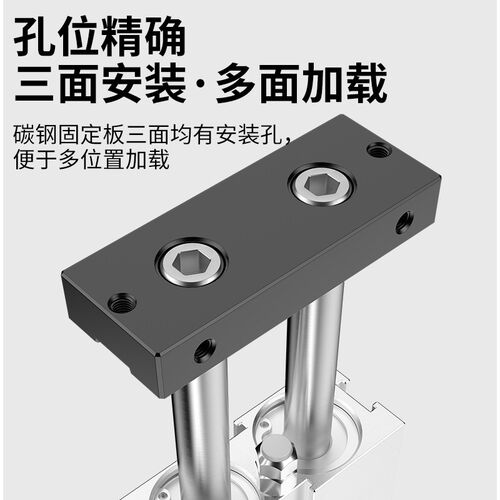 小型气动TN双轴双杆气缸TN10/16/20/25/32/40/50X30/75/100/125