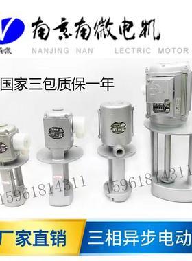 南京南微电机 磨床 水泵 AB 25 50 100 油泵三相电泵机床冷却泵
