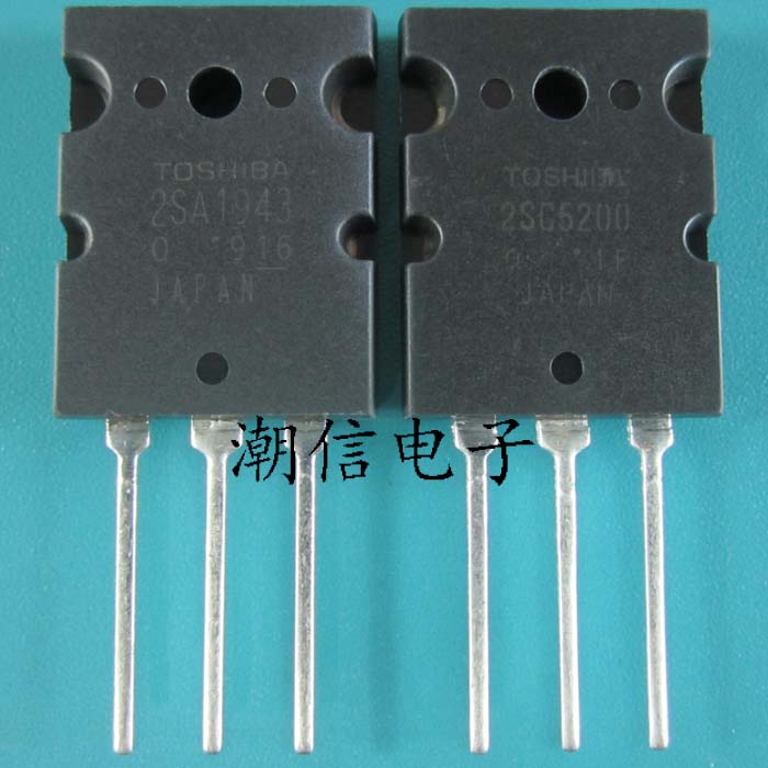 2SA1943 配对 2SC5200 进口拆机 长脚 测试好 实价 可直接拍买