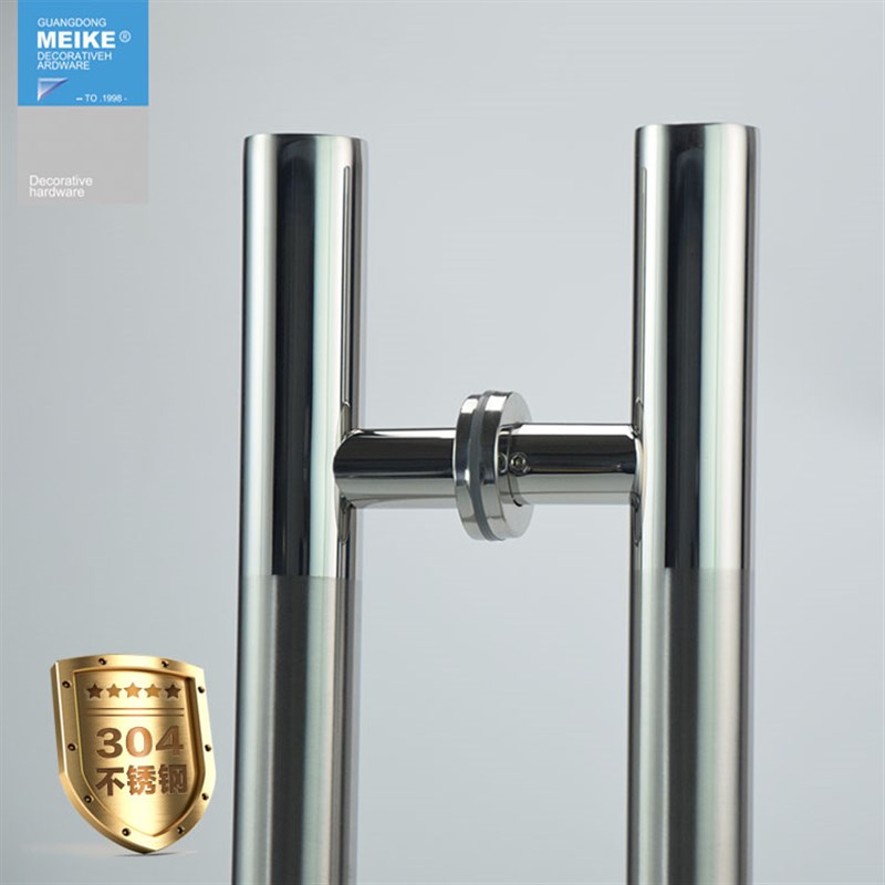 正304玻璃门拉手不锈钢加厚圆把手大门木门塑钢铝合金门扶手美克