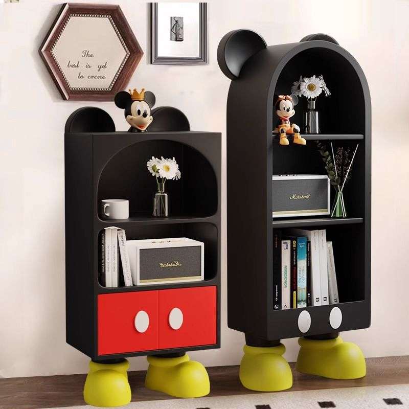 米奇客厅大型落地摆件置物收纳柜子电视旁边柜儿童房装饰品床头柜