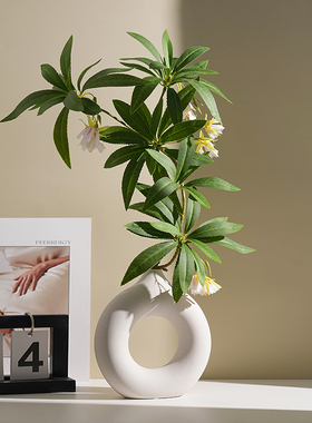 贝汉美高档水石榕仿真花假花摆设仿生绿植盆栽室内客厅装饰花摆件