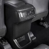 21款 汉兰达后出风口防踢罩 饰框 扶手箱后排装 保护罩