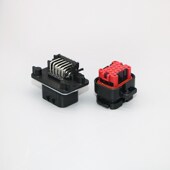 14pin弯角插座14pin插头国威通新能源汽车连接器