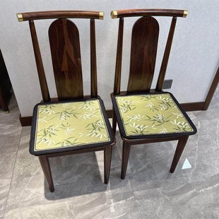 国风竹叶冰丝坐垫四季 屁垫凳子垫 餐椅垫透气座垫夏季