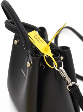 100条一次性塑料手撕封条21CM黄色医药箱样品封简单撕开即解