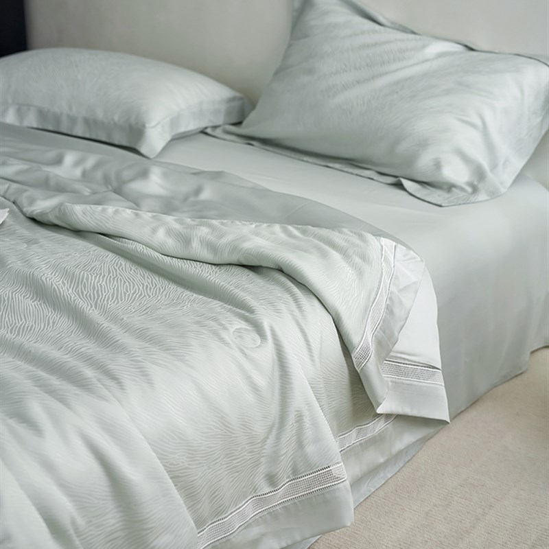 春夏奥地利进口兰精60支天丝桑蚕丝夏凉被丝滑双人空调被夏被薄被