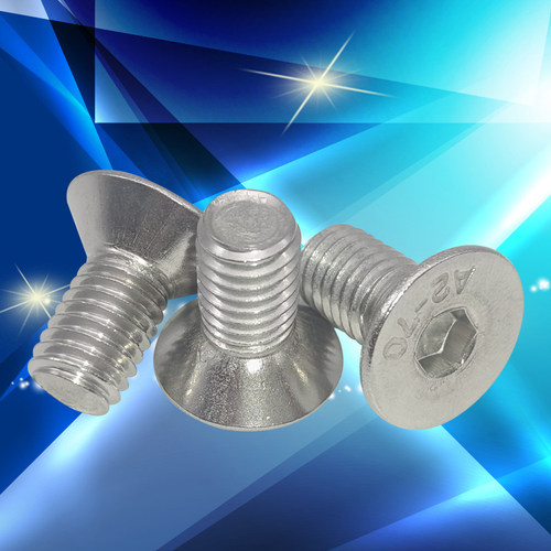 正宗304不锈钢平头内六角螺丝\沉头螺栓\平杯螺钉  M2*3-12