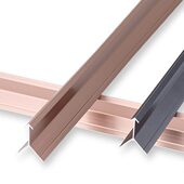 典爵阁收边条阳角装 饰条铝合金护墙板工字线收口9厘饰面收边12mm