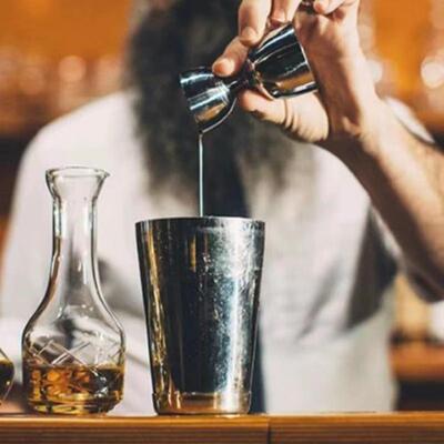 金铭轩 印第安式量酒器盎司杯 量杯安士杯 Jigger 量酒杯 30/60ml