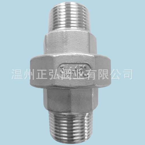 304不锈钢外丝活接头 4分丝扣活接  DN15外丝活节  1/2不锈钢由壬