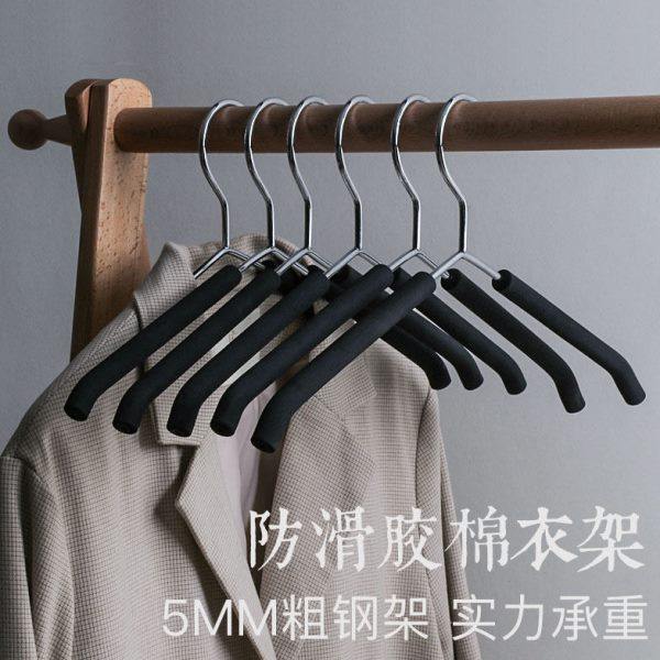 龙衣堂 不锈钢胶棉衣架 防滑 无毛刺防肩包 省空间衣柜用 防印痕,收纳整理,金属衣架,淘宝优惠券,粉丝福利购,淘宝优惠卷
