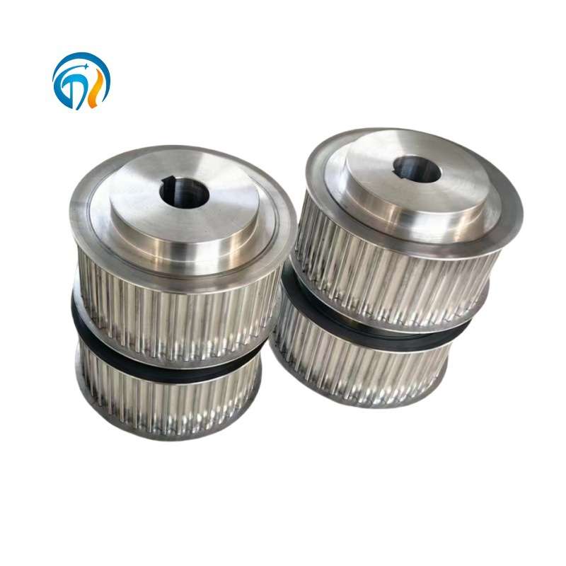 电机同步带轮铝合金5M 8M L H XL带轮锥套同步轮