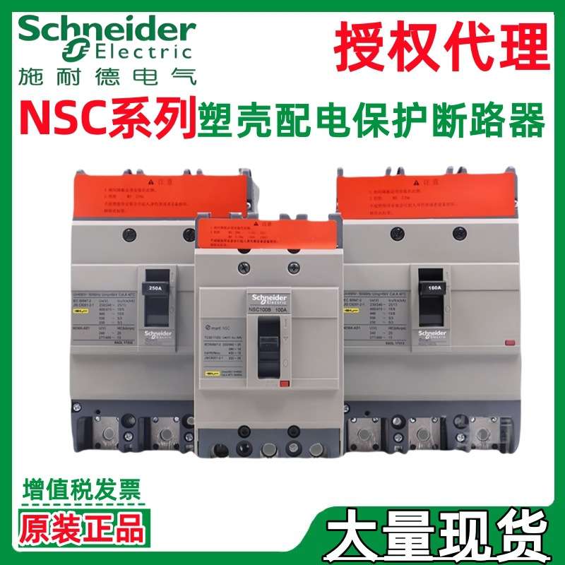施耐.德NSC100B 10KA 15A 20A 25A 30A 75A 3P3T配电保护型断路器