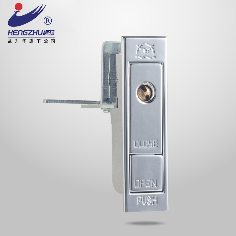 恒珠 MS703 电箱平面弹跳锁 开关柜 配电柜锁 厂家直销