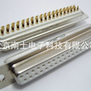 精工南士 DB37母头 DB37孔 DB37接头 镀金 D-sub传统 焊线式 白胶