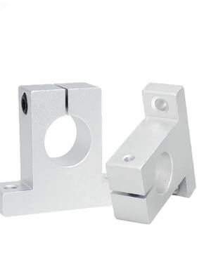 直光轴支撑支座铝滑块撑座铝材立式架SK轴承座SK35 线slid支e cas