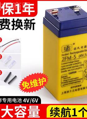 电子电池包专用台称通用4伏邮蓄4电池v4ah2BII0hr童车6V玩具车电
