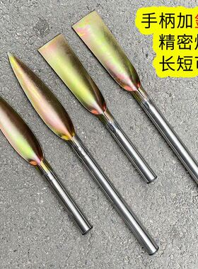 小铲子户外挖野菜挖坑神器种花松土工具家用小号柳叶赶海钓鱼铁锹