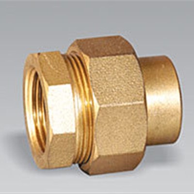 正品埃美柯663黄铜焊接内丝承口活接头DN50(2寸)2*54专卖店