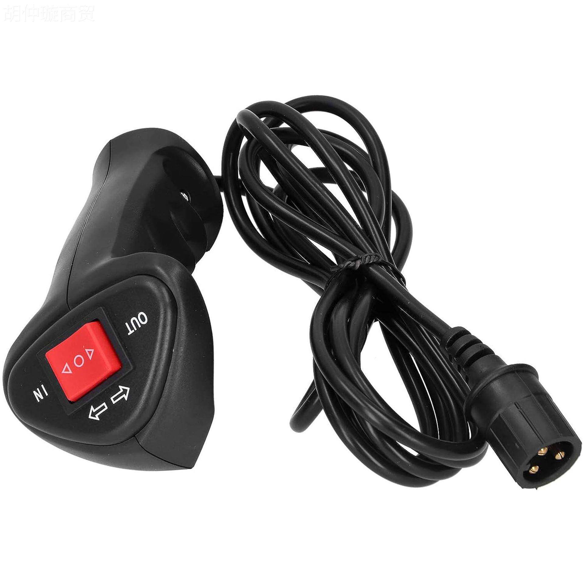 救自锁铰盘有自线手柄越野小吊机开HOL关配件车载12v带线遥绞控盘