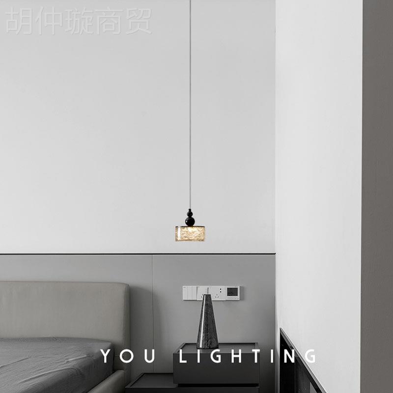 意极简CES卧床室头吊灯现简代约式创意个性客厅吧台玄关长线吊灯