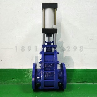 气动陶瓷闸阀Z644TC进料耐磨双闸板电厂灰渣排渣卸灰出料插板阀门