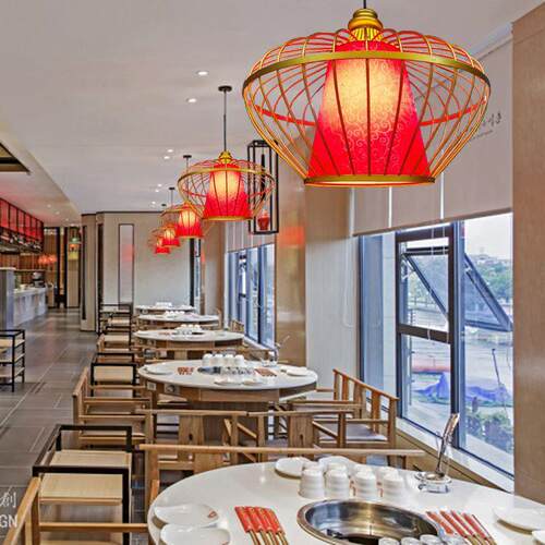 饭店灯餐饮火锅店灯带中过道走廊灯