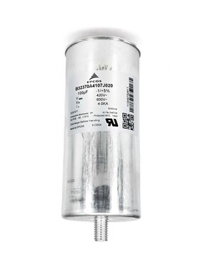 印度原盒 B32370A4107J020 100UF 420V EPCOS 交流电机启动电容