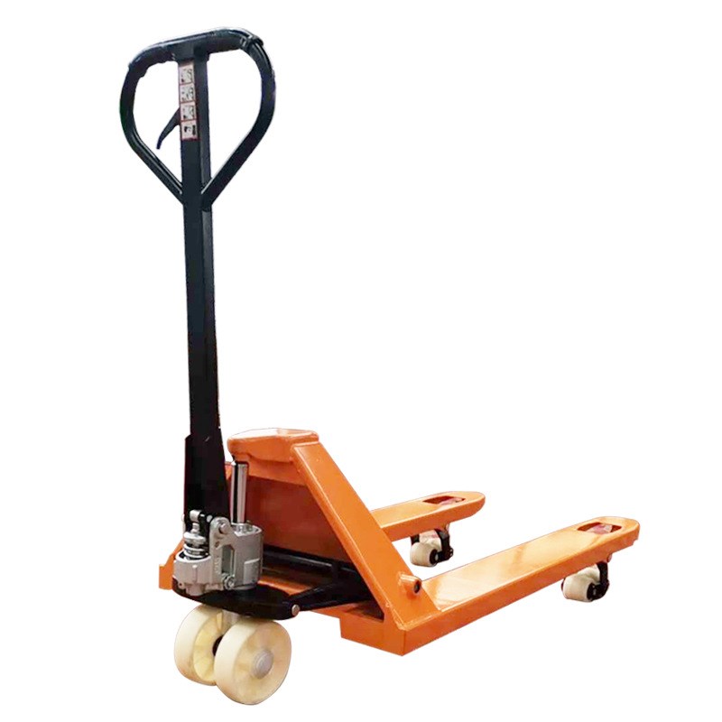 手动液压地牛叉车手动铲车拖车小型托盘车2吨3吨搬运车