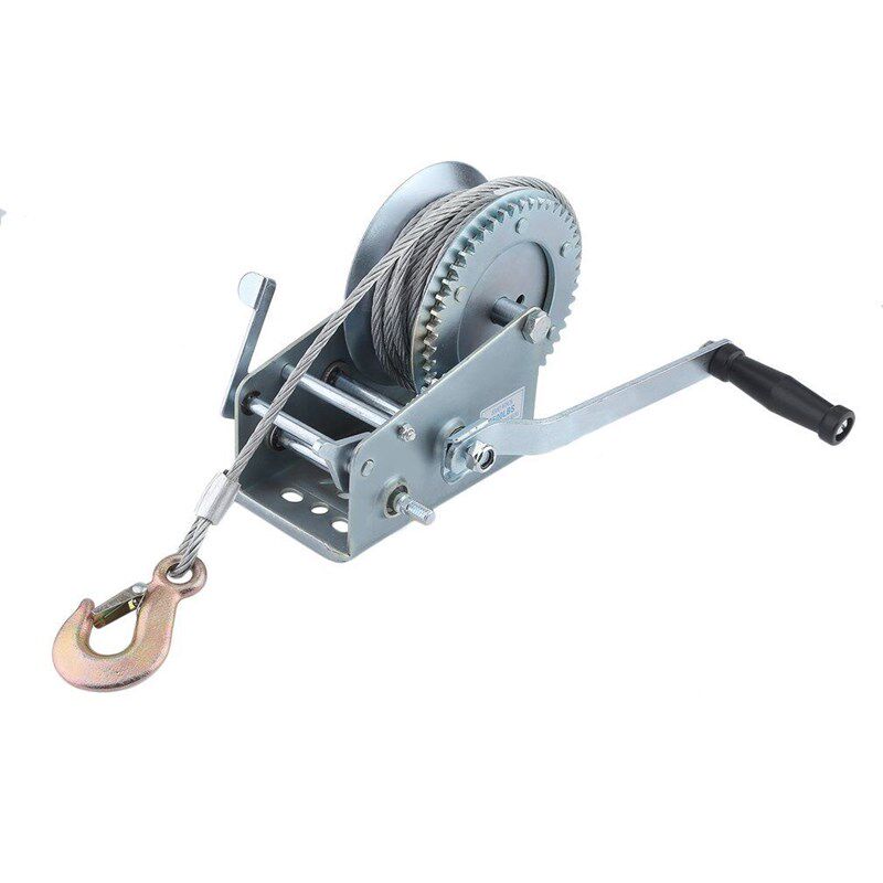 高品质手摇卷扬机 3000磅1350千克 拖车绞盘 游艇绞盘 厂家